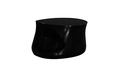 Phillips Collection Mellow Gel Coat Black Coffee Table