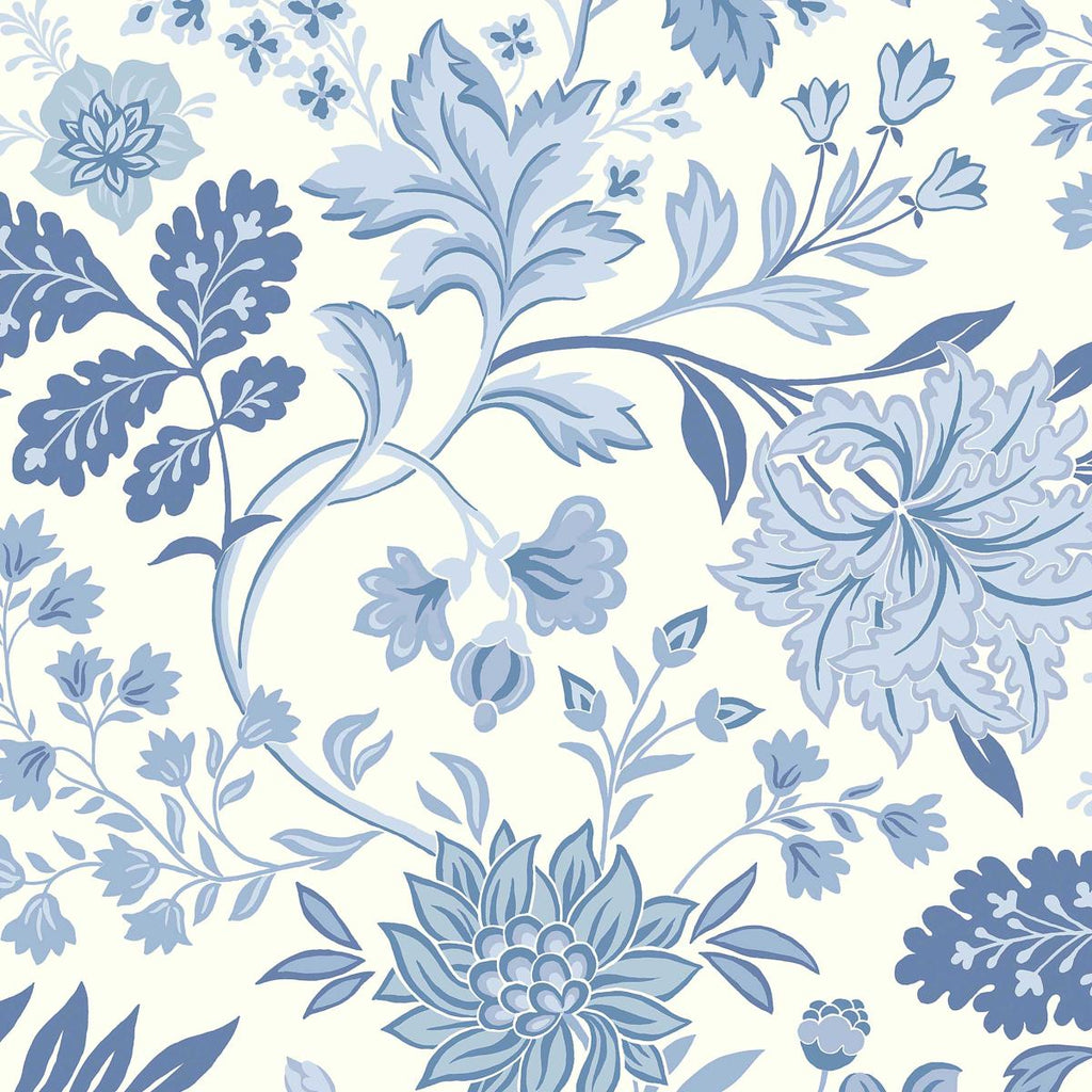 Borastapeter Alicia Blue And White Wallpaper