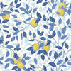 Borastapeter Citrontrd Blue And Yellow Wallpaper