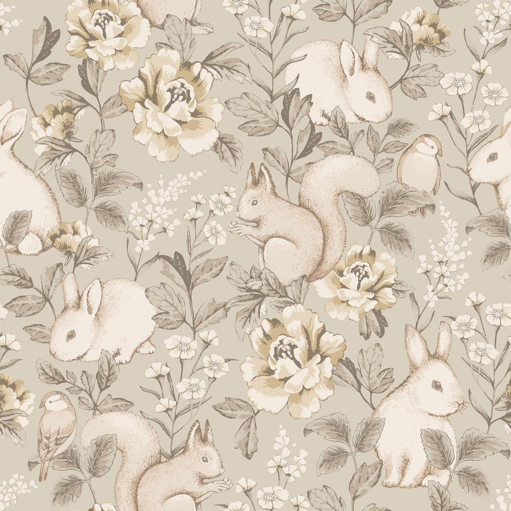 Borastapeter Magic Forest Taupe Wallpaper