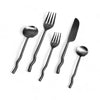 Decoratorsbest Silver Emma Silverware - Set Of 20