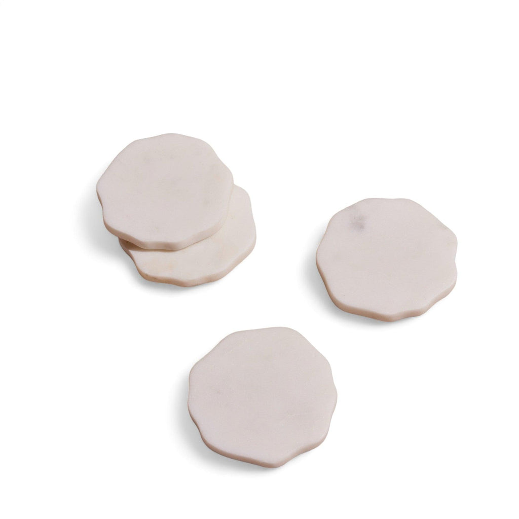 DecoratorsBest Flor Marble Coasters - set of 4