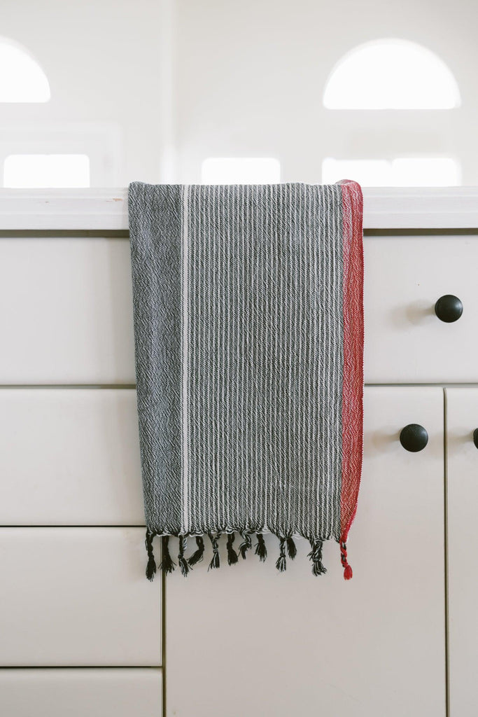 DecoratorsBest Charcoal Tribeca Hand Towel