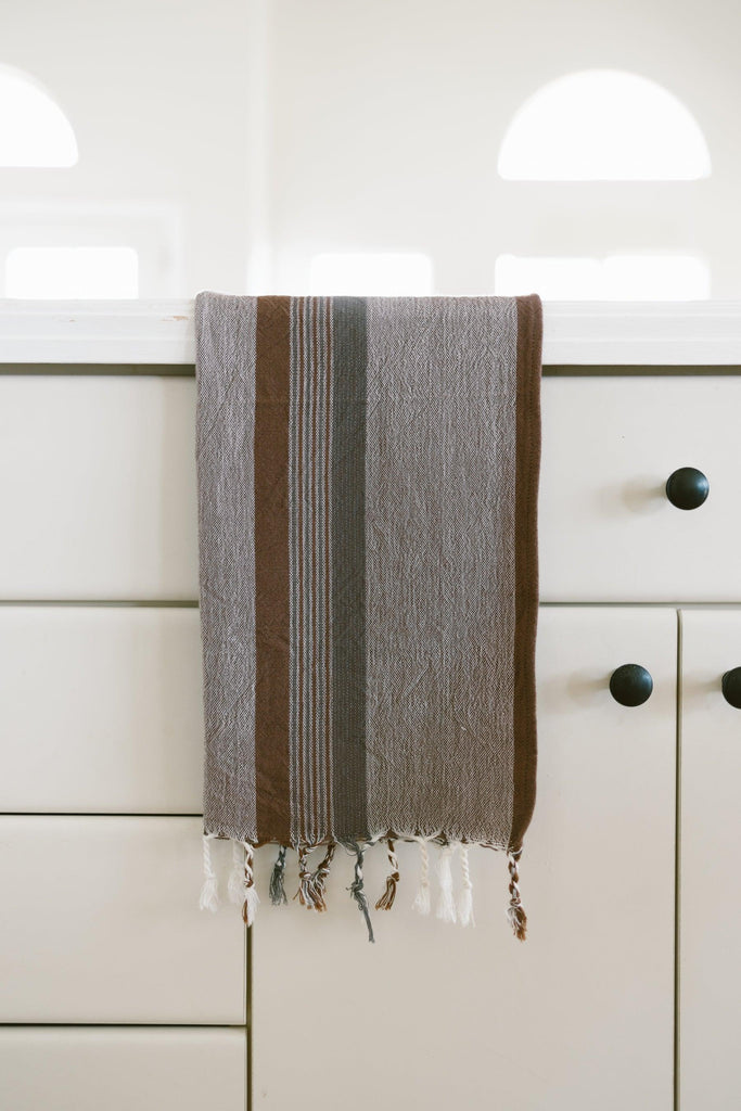 DecoratorsBest Brown Grey Nomad Hand Towel