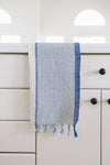 Decoratorsbest Ivory Blue Tribeca Hand Towel