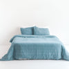 Decoratorsbest Linen Duvet Cover Set - Denim Blue