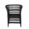 Decoratorsbest Malawi Cane Chair - Black