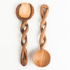 Decoratorsbest Olive Wood Spiral Servers