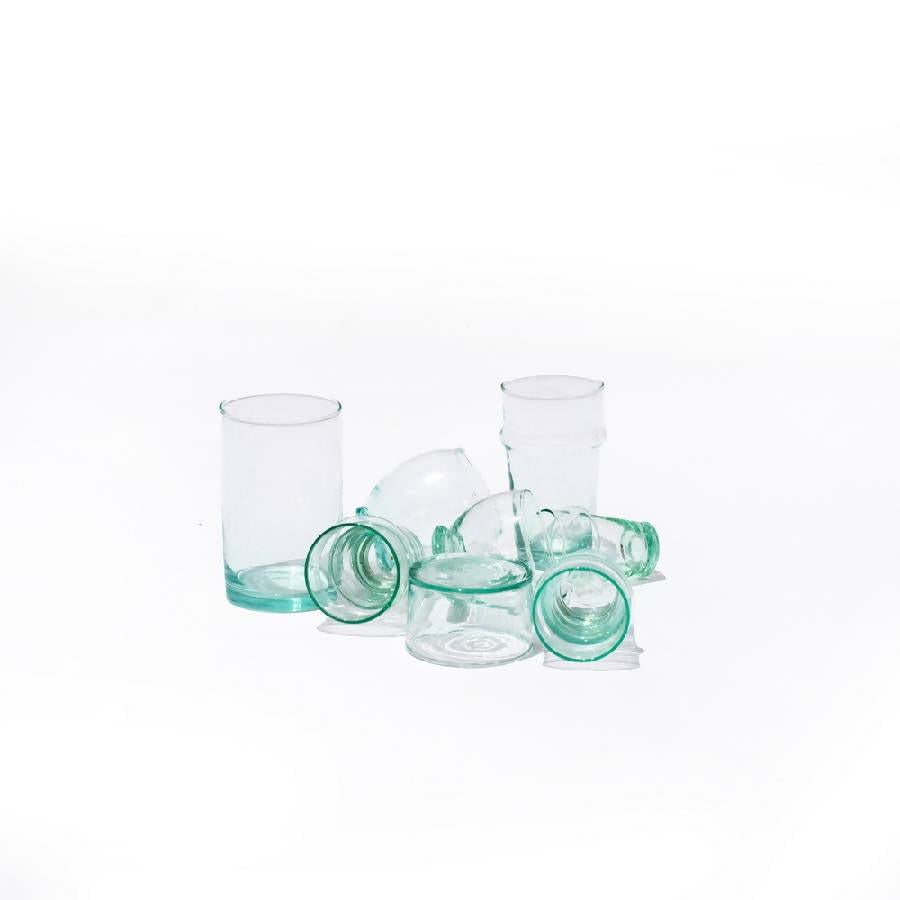 DecoratorsBest Set of 4 - med Beldi Recycled Glass - set of 4