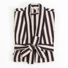 Decoratorsbest Small / Medium Turkish Zebra Bath Robe