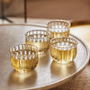 Decoratorsbest Kira Small Glass Cups - Set Of 4