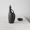 Decoratorsbest Matte Black Stoneware Olive Oil Bottle | Canard 34Oz