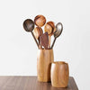 Decoratorsbest Teak Utensil Holder