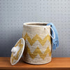 Decoratorsbest Moonj Laundry Basket - Yellow