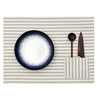 Decoratorsbest Placemats - Striped With Pocket / Set Of 4