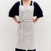 Decoratorsbest Striped Crossback Bib Apron