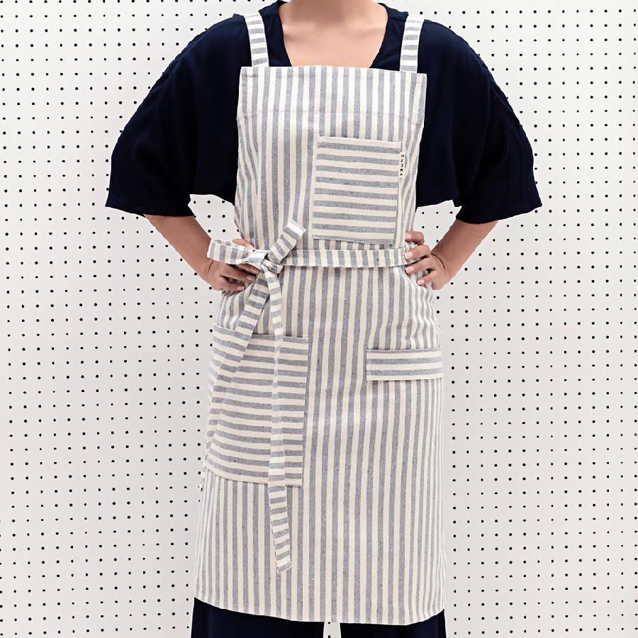 DecoratorsBest Striped Crossback Bib Apron