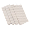 Decoratorsbest Natural Striped Cotton Napkin - Set Of 4