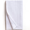 Decoratorsbest Organic Block Rib Bath Towel - White