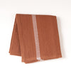 Decoratorsbest S/2 Organic Block Rib Hand Towel - Russet