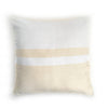 Decoratorsbest With Insert Woven Block Pillow Case - Natural With Natural