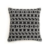 Decoratorsbest Black Black & White Aztec Print Pillow Cover