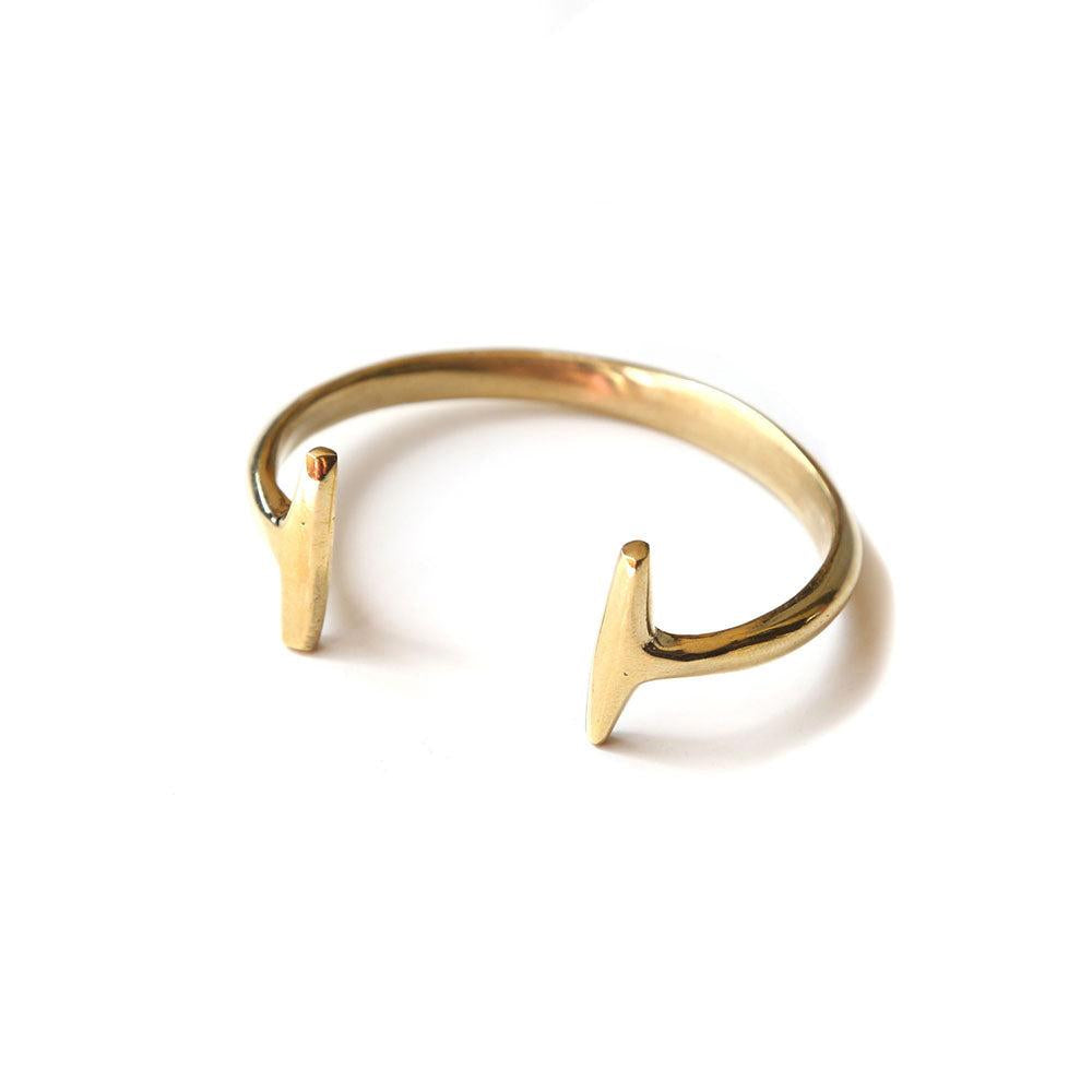 DecoratorsBest M/L Double Bar Cuff Gold - Gold