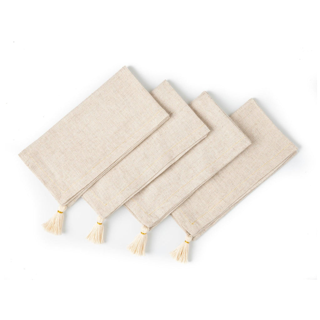 DecoratorsBest Tassels Napkin - set of 4