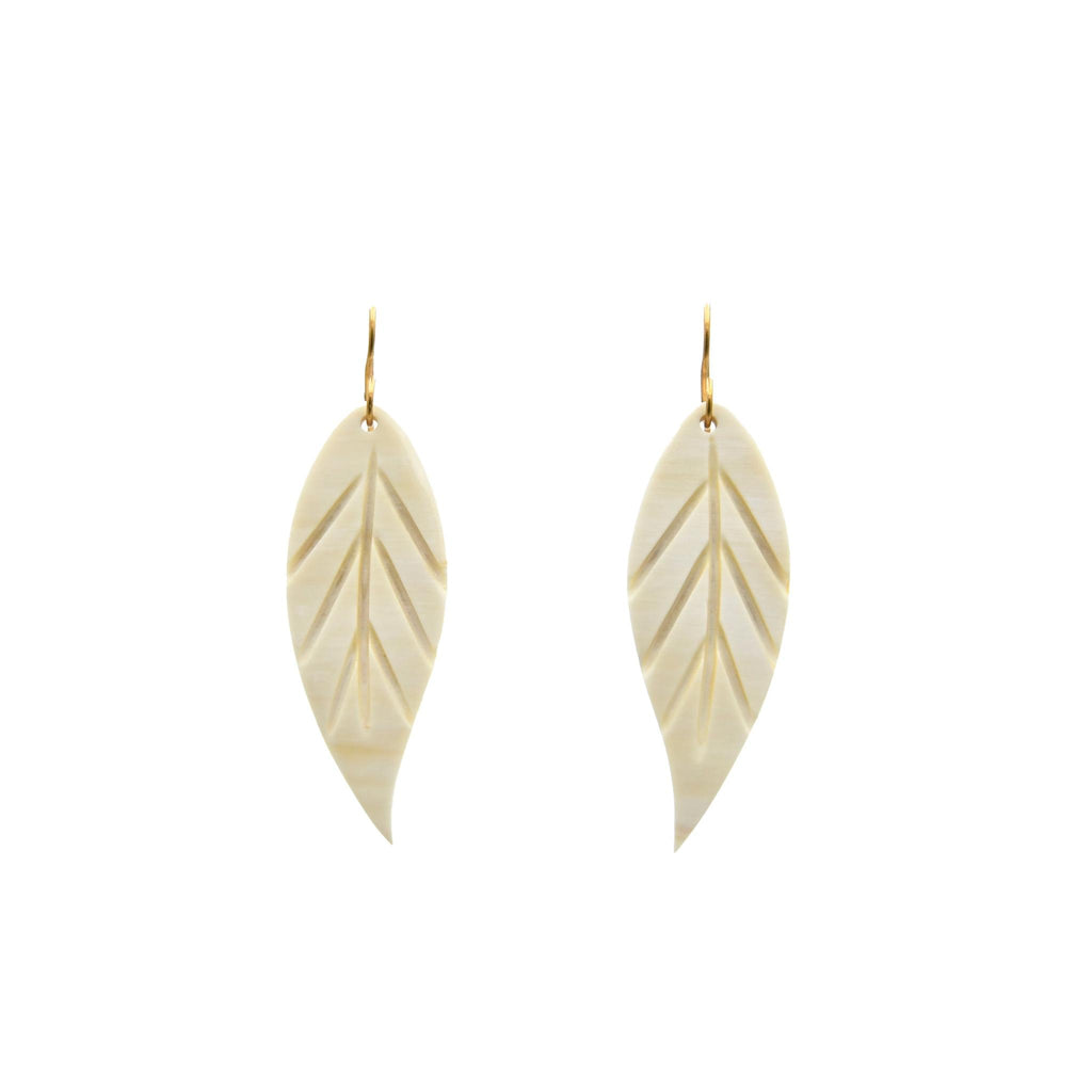 DecoratorsBest Brown Large Leaf Earrings