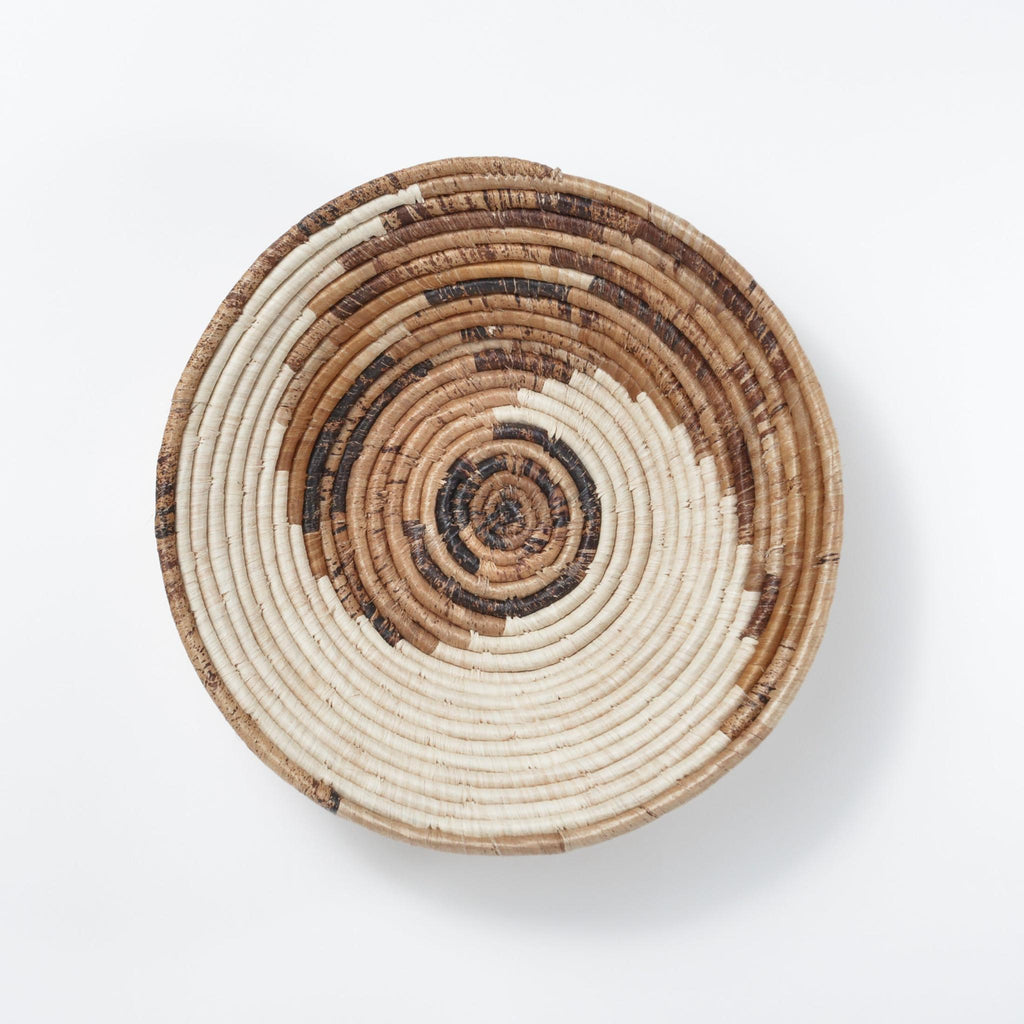 DecoratorsBest Simple Spiral Basket ~ Banana Fiber