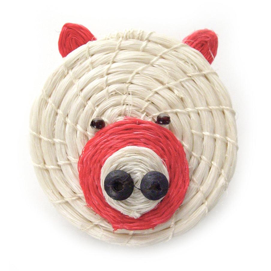 DecoratorsBest Clever Piggy Lidded Basket