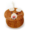 Decoratorsbest Toothy Mouse Lidded Basket