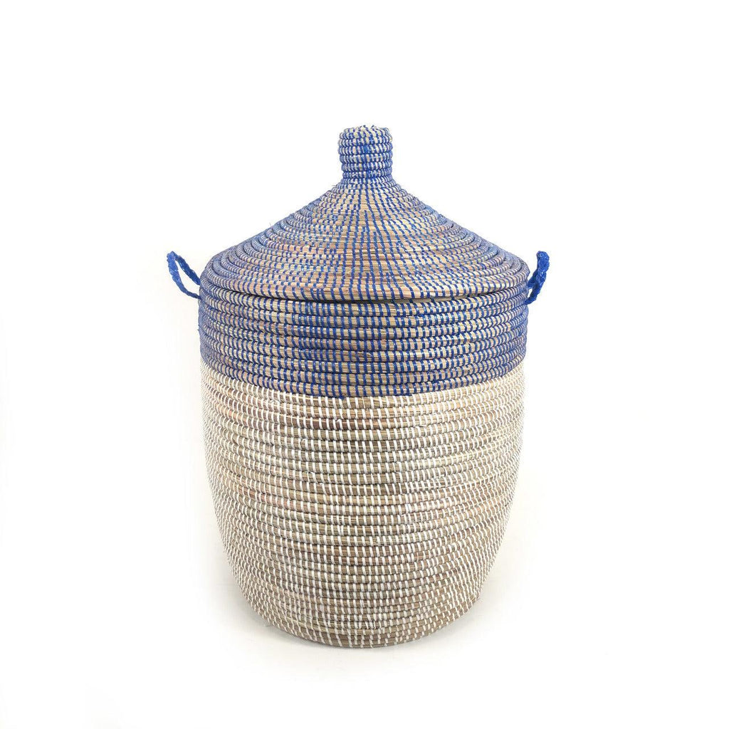 DecoratorsBest Medium Two-Tone Basket - Navy + White