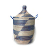 Decoratorsbest Medium Storage Basket - Blue Stripe