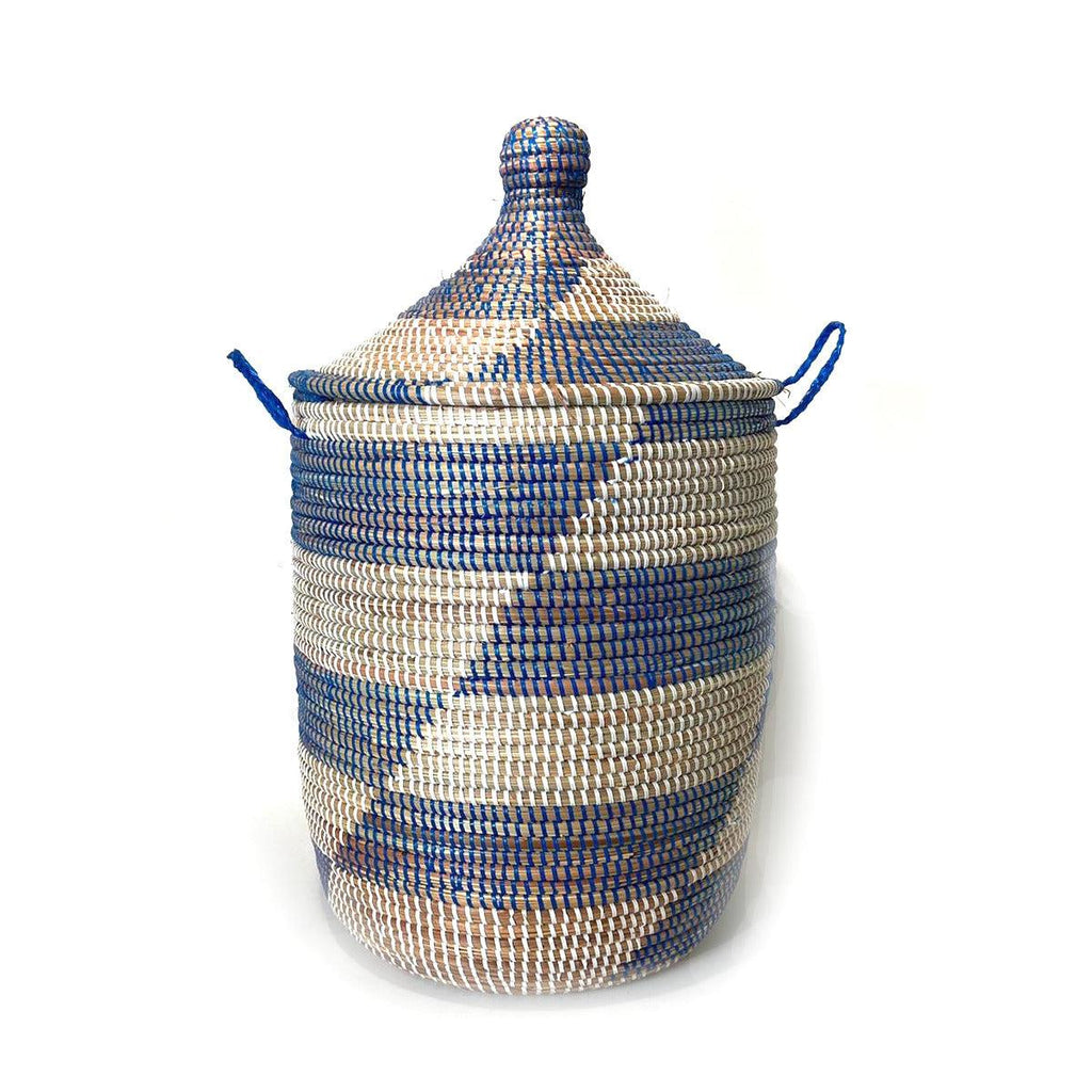 DecoratorsBest Medium Storage Basket - Blue Stripe