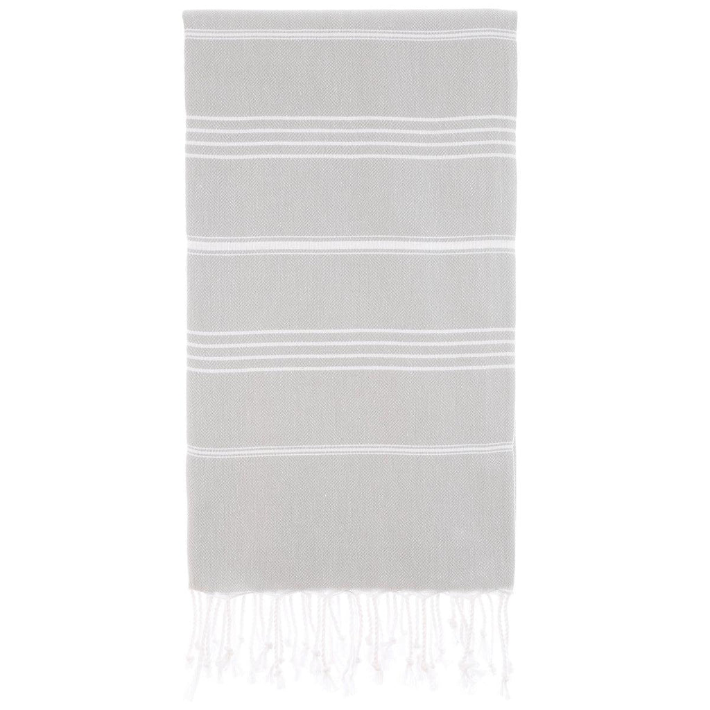 DecoratorsBest Pure Series: Sustainable Turkish Towel - Gray