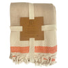 Decoratorsbest Pipa Sustainable Hand-Loomed Throw Blanket - Beige