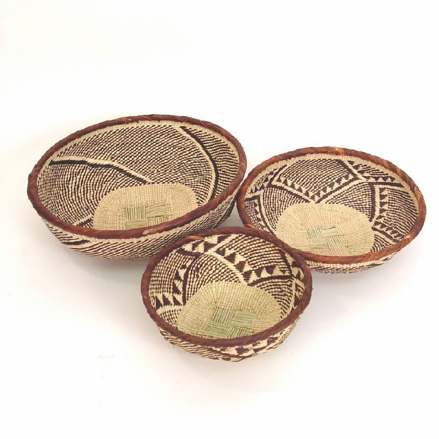 DecoratorsBest large Tonga Basket Bowls