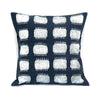 Decoratorsbest Pillow Cover - Tribal Cloth Indigo Spike