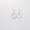 Decoratorsbest Hex Deco Drop Earrings - White