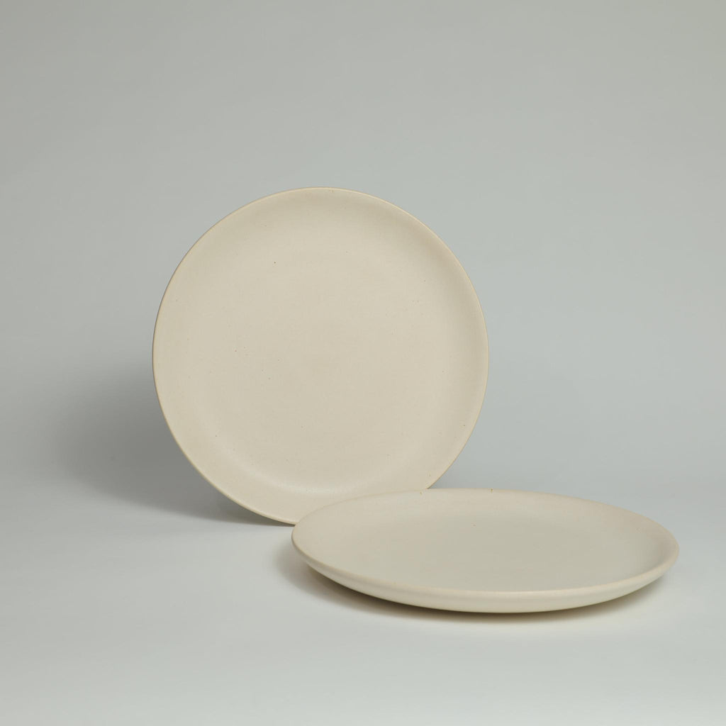 DecoratorsBest Stoneware Dinner Plate - White (Set of 2)