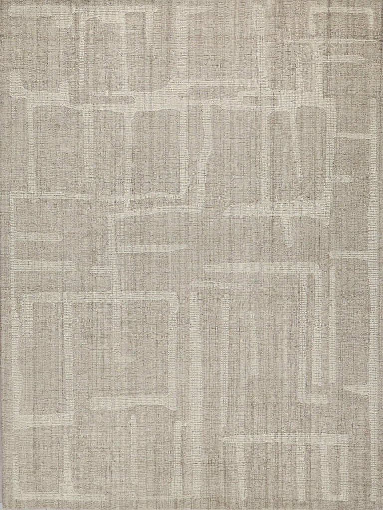 Exquisite Rugs Exquisite Rugs Breckenridge Handmade Hand Tufted New Zealand Wool 7204 Beige/Ivory 8' x 10' Area Rug