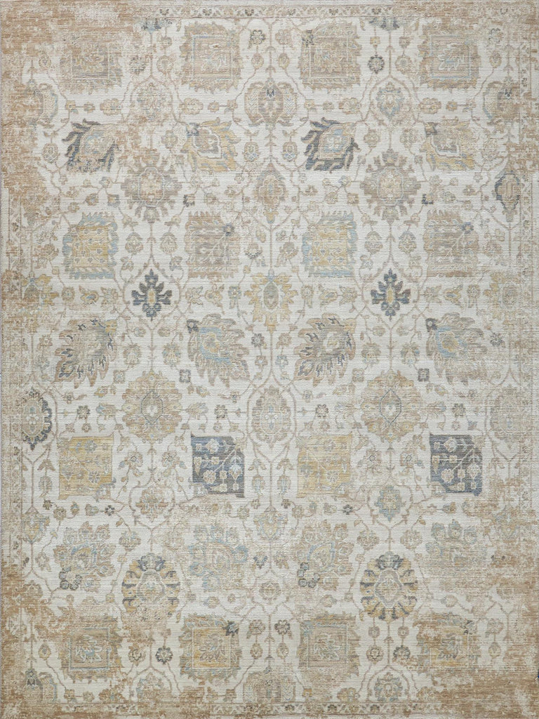 Exquisite Rugs Exquisite Rugs Artisan Handmade Wool/Nylon in 7231 Ivory 4' x 6' Area Rug