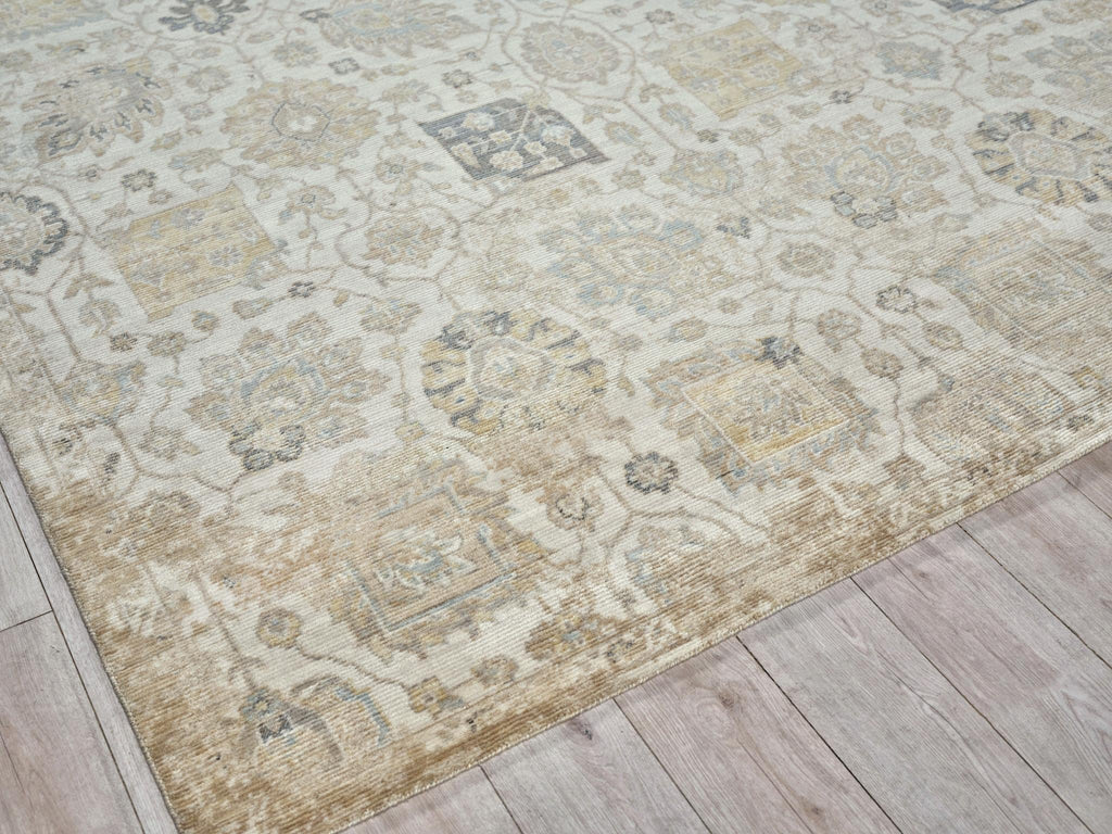 Exquisite Rugs Exquisite Rugs Artisan Handmade Wool/Nylon in 7231 Ivory 4' x 6' Area Rug