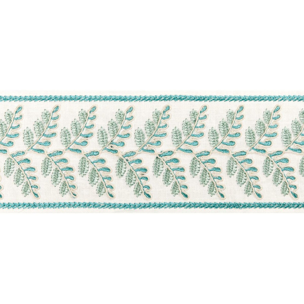 Brunschwig & Fils FOUGERE BORDER AQUA Trim