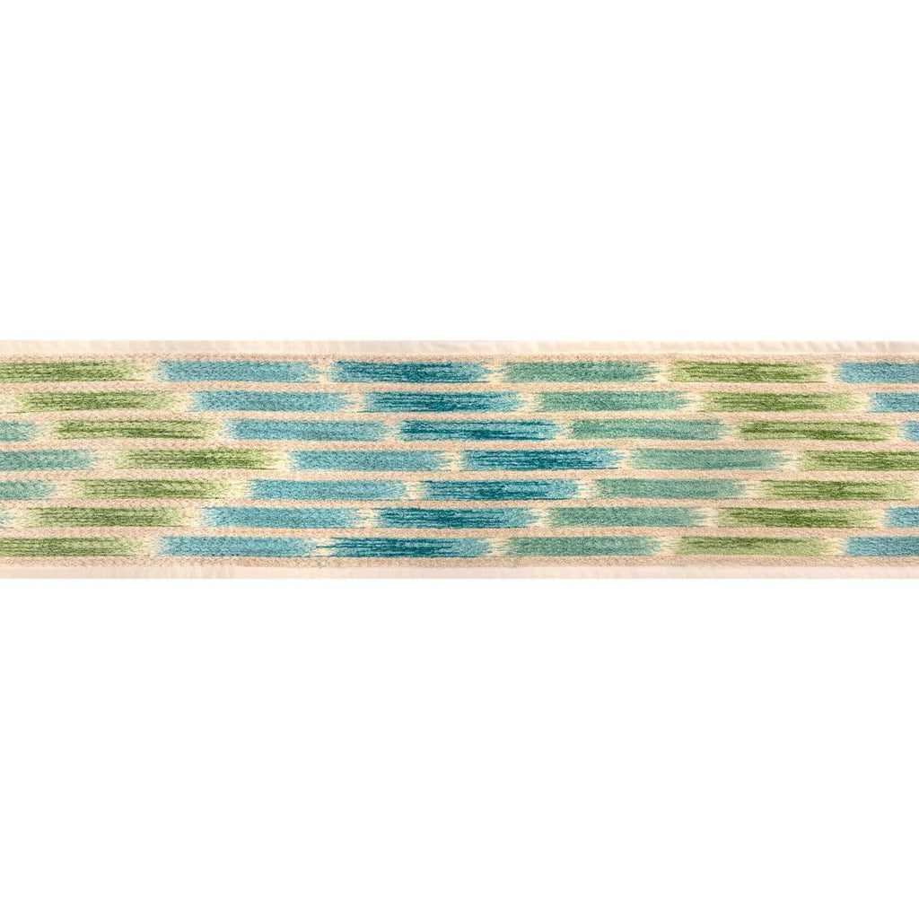 Brunschwig & Fils CASCADE BORDER TEAL/GREEN Trim