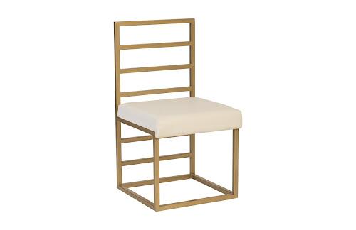 Phillips Collection Ladder Dining Natural/Brass Finish Chair