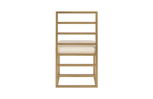 Phillips Collection Ladder Dining Natural/Brass Finish Chair