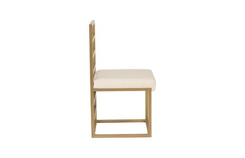 Phillips Collection Ladder Dining Natural/Brass Finish Chair