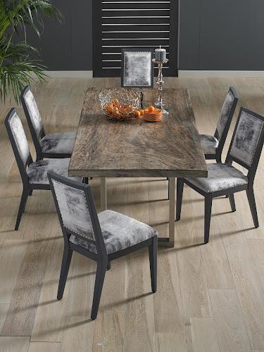 Phillips Collection Mesmerize Dining Mist Gray Gray Wooden Legs Chair